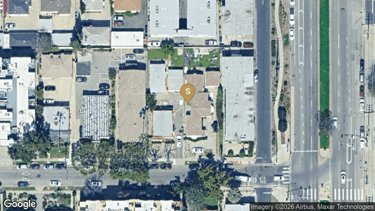 Aerial view of 11007-11013 Hesby Street